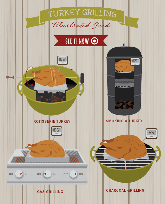 Grilling a Turkey Illustrated Guide
